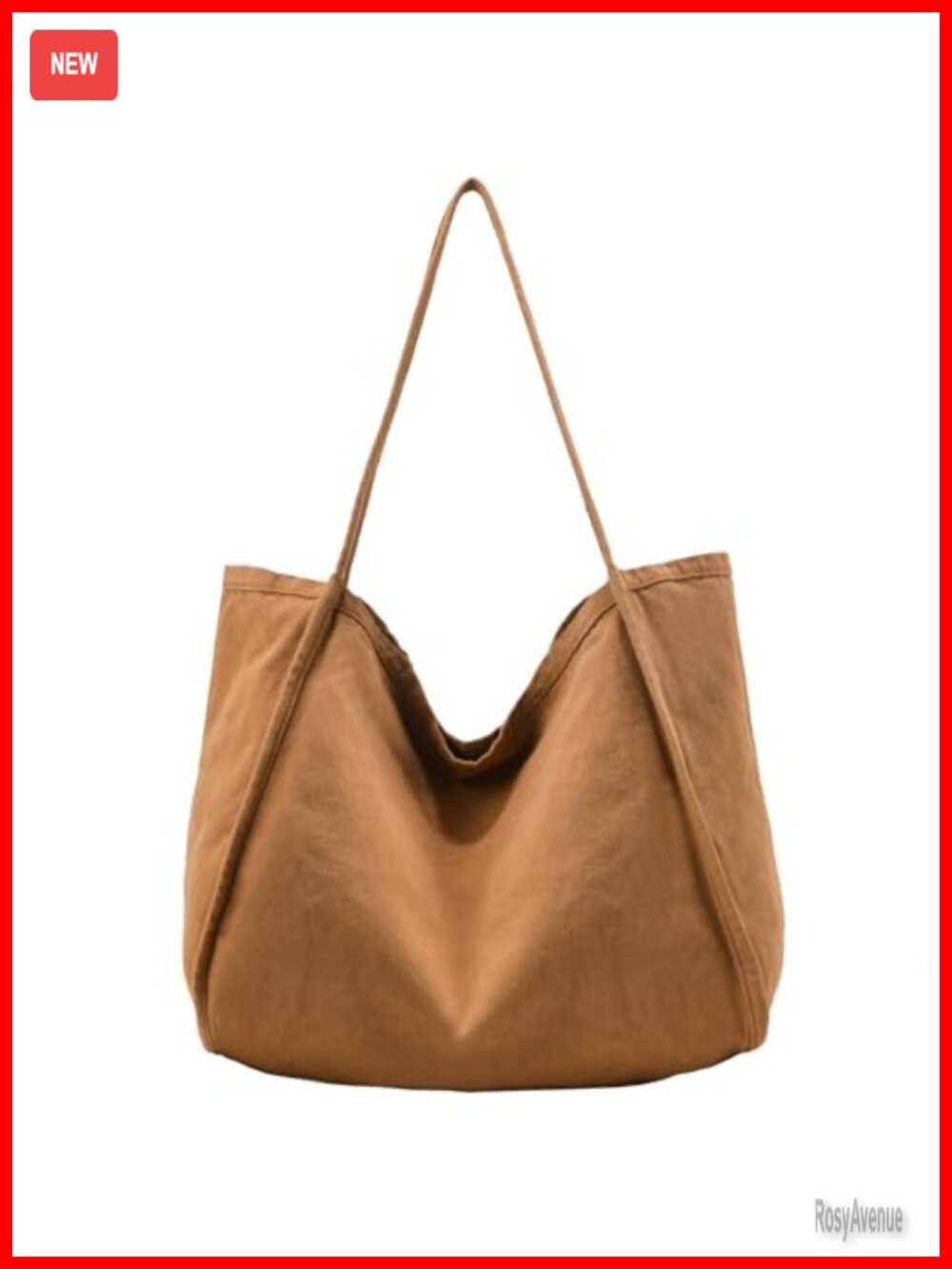 Canvas Tote Bag Large Slouchy Hobo Shoulder Bag Lightweight Travel Purse